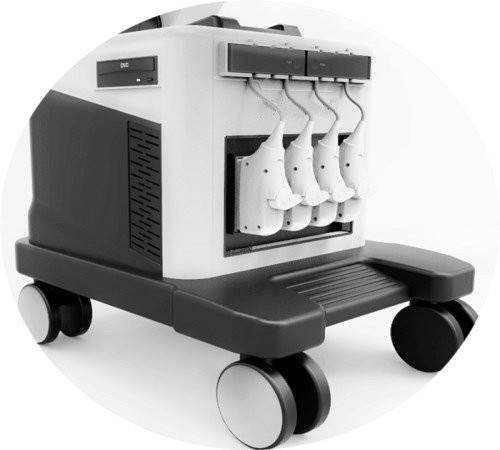 Hospital Equipment Trolley Full Digital Ultrasound Scan Machine